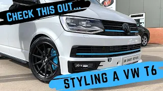 Volkswagen Transporter T6 - Styling and Customising - Blue Brake Callipers and Trims - VW MODS