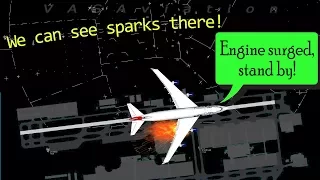 [REAL ATC] British Airways B747 engine surges on takeoff!