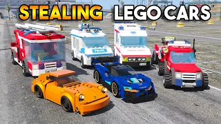Stealing AWESOME LEGO CARS in GTA 5
