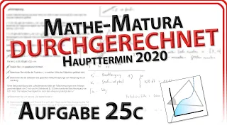 Matura 2020: Aufgabe 25c -  Fallschirmsprung (Haupttermin) | Mathe Easy Going