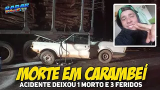 (( MORTE NO PARANÁ )) Jovem MORRE em violenta colisão em Carambeí PR:02-07-22