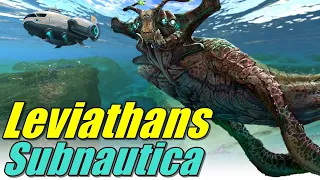 TODOS OS LEVIATHANS DE SUBNAUTICA E SUBNAUTICA BELOW ZERO