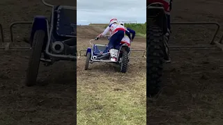 SIDECARCROSS START #mxlife #start #2stroke #motocross #shorts