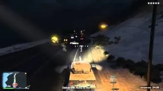 Grand Theft Auto V Hostile Takeover: Fort Zancudo Rhino Tank Madness