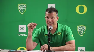 Mario Cristobal's instant reaction after Ohio State win