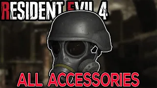 Resident Evil 4 Remake All Leon Accessories