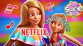 "You're Amazing" LYRICS VIDEO!! 🩷🩵 Barbie and Stacie to the Rescue (2024) 🍰✨ | @Recent Barbie 💛📝🍭