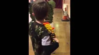 Kids Nerf War Birthday Party