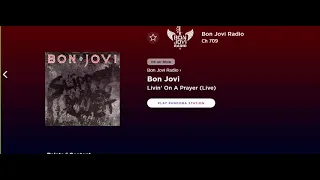 Bon Jovi -  Livin' On A Prayer - Madison Square Garden, New York 2008 (SiriusXM Broadcast)