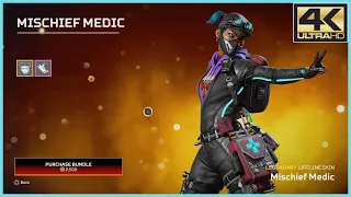 [4K HDR 60FPS] * LIFELINE* - MISCHIEF MEDIC - (SKIN SHOWCASE FIRST AND THIRD PERSON VIEW )