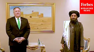 FLASHBACK: Pompeo Meets With Mullah Beradar, Taliban Leader And Possible Next Afghan President