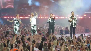 Westlife - Intro/Starlight/Uptown Girl - Wembley Stadium - 6 August 2022