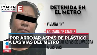 ¿Sabotaje en el Metro CDMX?, una mujer fue detenida