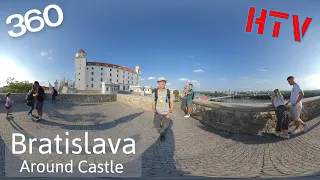360VR Bratislava,Slovakia-Castle Walk