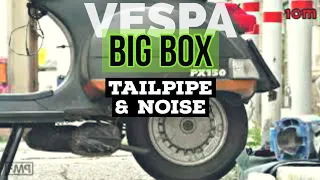 vespa BIG box sport - TAILPIPE & NOISE reduction? / SOUNDcheck nr56 /