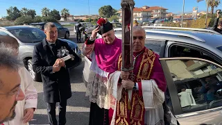 Emozionante “Peregrinatio del Velo di S.AGATA” nel quartiere di Librino - Catania.   08.01.2023