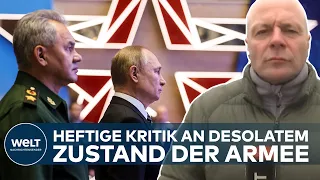 UKRAINE-KRIEG: Risse im System-Putin - Verteidigungsminister Schoigu im Kreuzfeuer | WELT Analyse