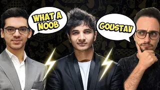 Gotham Chess does hilarious mimicry ft. Anish Giri & Vidit