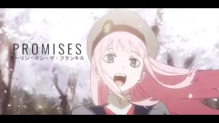 p r o m i s e s アニメ zero two x hiro AMV