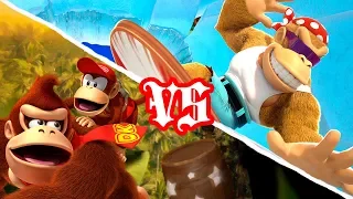 Donkey Kong Country: Tropical Freeze (Switch) VS Returns - REVIEW/COMPARISON