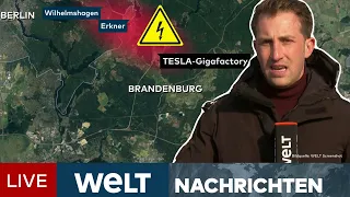 MASSIVER STROMAUSFALL: Schock für Elon Musk - Brandanschlag legt Tesla-Gigafactory lahm I Newsstream