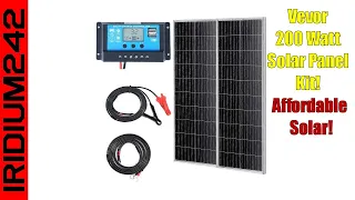 Awesome Affordable 200W Solar Panel Kit   Solar Panels And Charge Controller