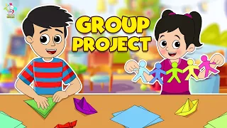 Group Project | School Project Preparation | Moral Stories | English Animated | English Cartoon