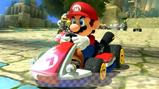 Mario Kart 8 (Wii U) - 100% Walkthrough Part 1 Gameplay - 50cc START & Mushroom Cup + Flower Cup