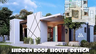 Hidden Roof House DESIGN IDEA. 3 BEDROOM HOUSE TOUR