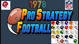 Pro Strategy Football 2024 - 1978  Kansas City Chiefs vs Buffalo Bills WK5