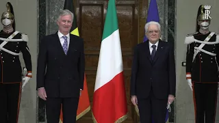 Mattarella incontra S.M. il Re Filippo dei Belgi (01.12.21)