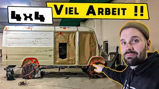 LACKIERVORBEREITUNG eskaliert fast zur Vollrestauration | Mercedes 814 (4x4)