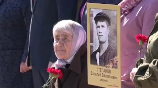 Траурный митинг посвященный перезахоронению павшего бойца г.Меленки