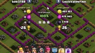 Town Hall 8 Attack Strategy Farming 900k Gold Elixir