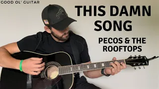 (SUPER QUICK & SIMPLE) This Damn Song Pecos & the Rooftops Guitar Lesson / Tutorial