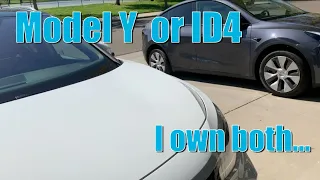 ID4 vs Tesla Model Y Comparison: Owner of Both