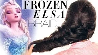 ★FROZEN reinvented ELSA BRAID HAIR TUTORIAL | Disney Hairstyles