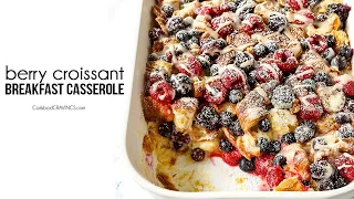 Croissant Breakfast Casserole