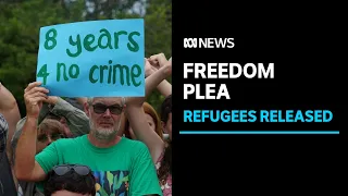 Four refugees released from a Darwin hotel as remaining families plea for freedom | ABC News