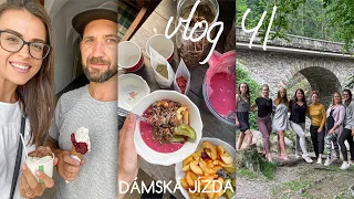 Dámská jízda, rajčatová omáčka, řepový burger  | vlog #41/2022 | MaruškaVEG