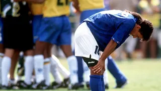(HD 60fps) Roberto Baggio penalty miss vs Brazil - FIFA World Cup memorable moments