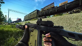 TDI Kriss Vector Gen.2 9x19 vs Customs | Escape from Tarkov. Крис против таможни.