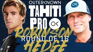 Jack Robinson vs Nathan Hedge | Outerknown Tahiti Pro - Round of 16