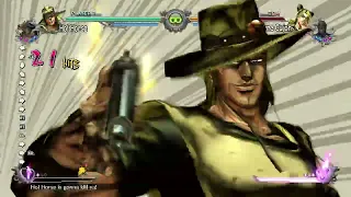 65% HOL HORSE COMBO (EASY) Jojo's Bizarre Adventure ASBR combo inputs in description