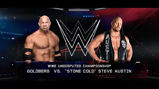 Goldberg Vs Austin | WWE Championship Match | Wrestlemania | WWE 2k23 Gameplay