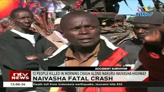 12 people killed in morning crash along Nakuru-Naivasha highway