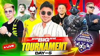 BIGGEST INTERNATIONAL CUP😨 DAY 5 FT VINCENZO, ANKUSH, NG, NXT & UG 🔥 #nonstopgaming - free fire live