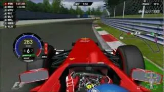 rFactor Monza Onboard DRS KERS Driver Virtual Eder Belone