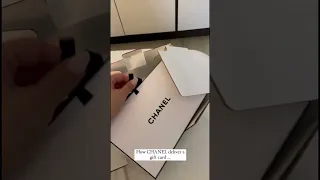 How Chanel Delivers A Gift Card