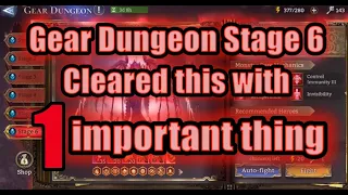 Gear Dungeon Stage 6 | First clear in Global Account | Watcher of Realms